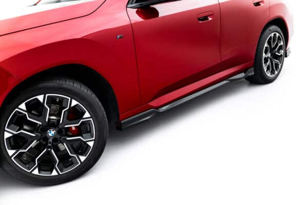 MAXTON DESIGN - Lišty pod bočné prahy, BMW X3 M-Pack G45, Čierny lesk