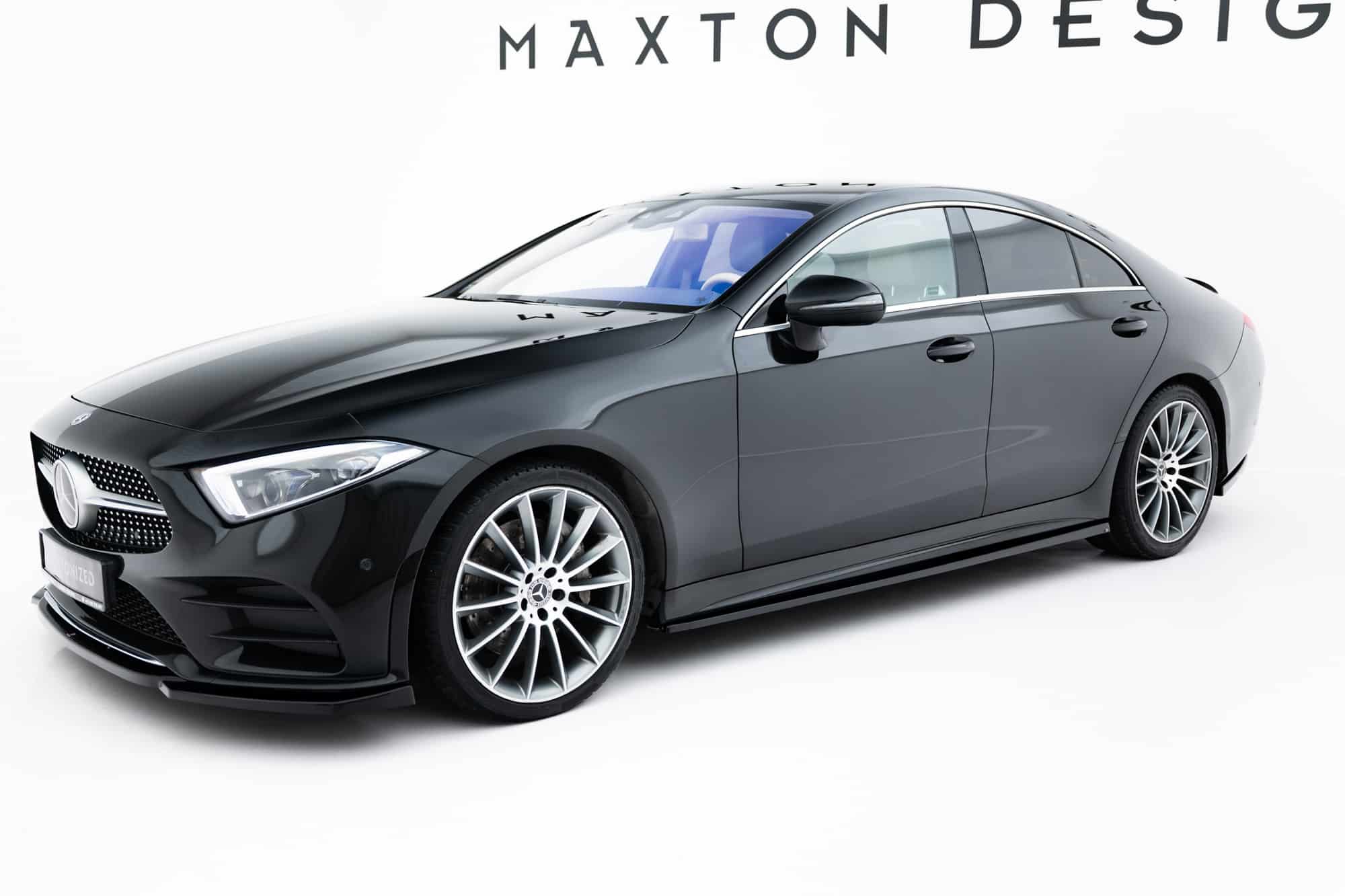 MAXTON DESIGN - Lišty pod bočné prahy, Mercedes-AMG CLS 53 C257, Čierny lesk – Obrázok 4