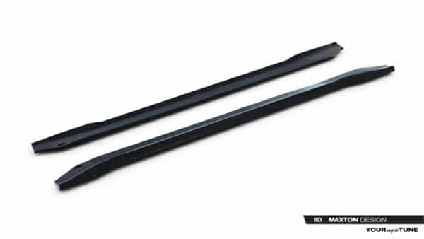 MAXTON DESIGN - Lišty pod bočné prahy V.2, Chrysler Pacifica Mk2, Čierny lesk – Obrázok 4