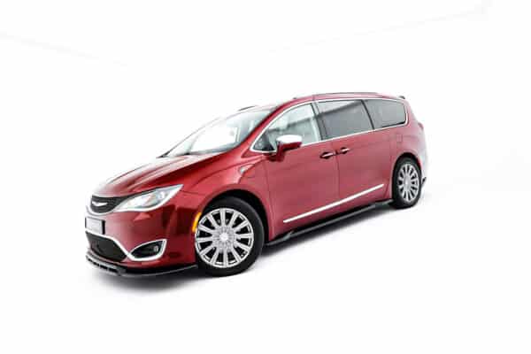 MAXTON DESIGN - Lišty pod bočné prahy V.2, Chrysler Pacifica Mk2, Čierny lesk – Obrázok 6