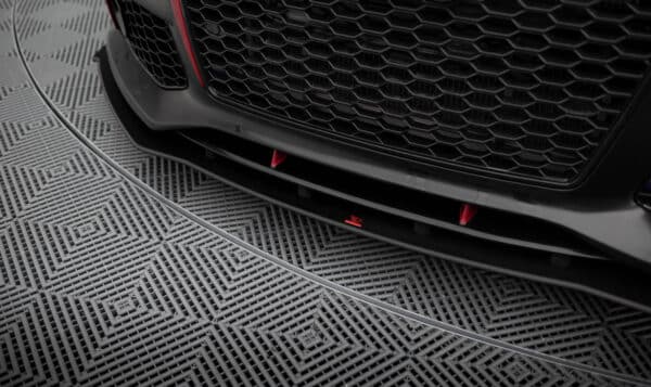 MAXTON DESIGN - Street Pro Spoiler pod predný nárazník, Audi A7 RS7 Look C7, Čierna Matná – Obrázok 6