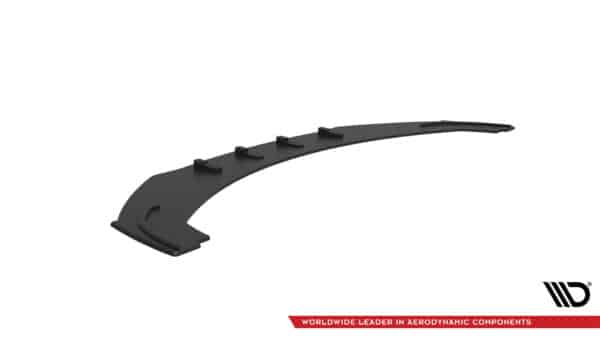 MAXTON DESIGN - Street Pro Spoiler pod predný nárazník, Audi A7 RS7 Look C7, Čierna Matná – Obrázok 3