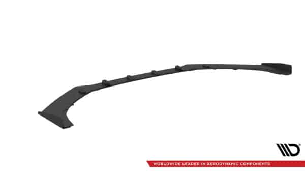 MAXTON DESIGN - Street Pro Spoiler pod predný nárazník + Splitre, Audi S3 / A3 S-Line Sedan 8V, Čierna Matná – Obrázok 3