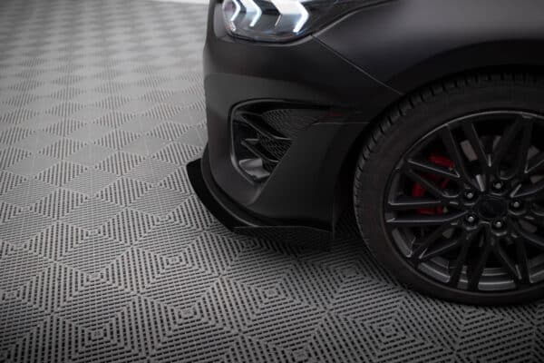 MAXTON DESIGN - Street Pro Spoiler pod predný nárazník + Splitre, Kia Proceed GT Mk3 Facelift / Ceed GT / GT - Line Mk1 Facelift, Čierna Matná – Obrázok 2
