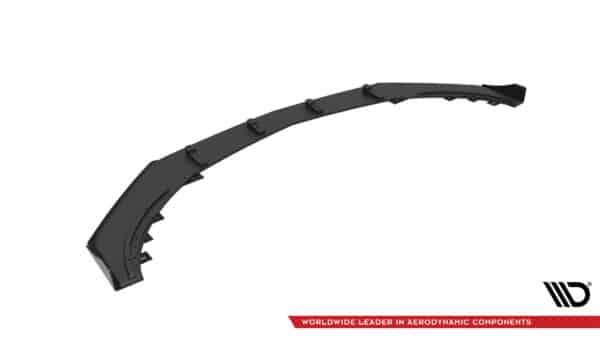 MAXTON DESIGN - Street Pro Spoiler pod predný nárazník + Splitre, Mercedes-Benz A 45 AMG Aero W176 Facelift, Čierna Matná – Obrázok 3