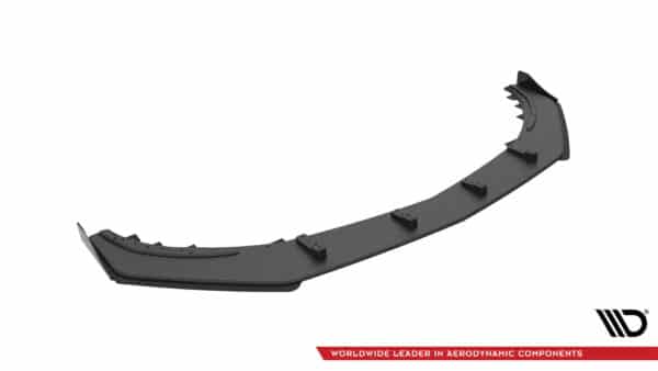 MAXTON DESIGN - Street Pro Spoiler pod predný nárazník + Splitre, Mercedes-Benz A 45 AMG Aero W176 Facelift, Čierna Matná – Obrázok 4