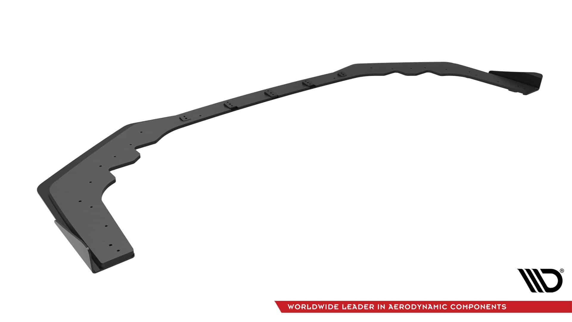 MAXTON DESIGN - Street Pro Spoiler pod predný nárazník + Splitre, Subaru WRX STI Mk1 Facelift, Čierna Matná – Obrázok 3