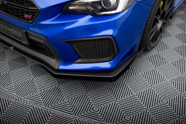MAXTON DESIGN - Street Pro Spoiler pod predný nárazník + Splitre, Subaru WRX STI Mk1 Facelift, Čierna Matná – Obrázok 5