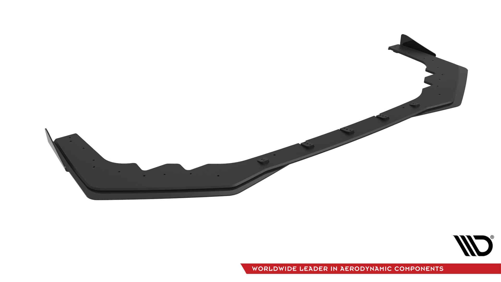 MAXTON DESIGN - Street Pro Spoiler pod predný nárazník + Splitre, Subaru WRX STI Mk1 Facelift, Čierna Matná – Obrázok 4