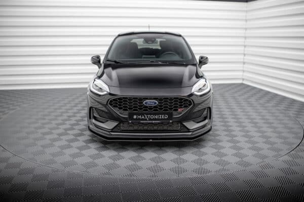 MAXTON DESIGN - Street Pro Spoiler pod predný nárazník, Ford Fiesta ST Mk8 Facelift, Čierna Matná – Obrázok 2
