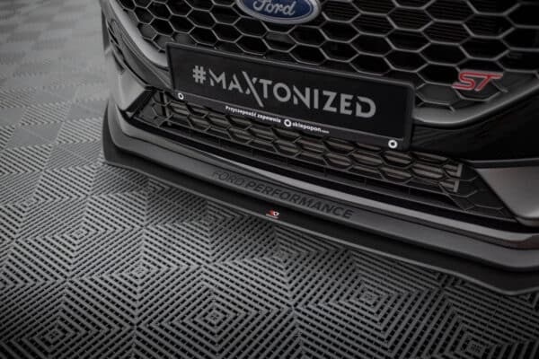 MAXTON DESIGN - Street Pro Spoiler pod predný nárazník, Ford Fiesta ST Mk8 Facelift, Čierna Matná – Obrázok 5
