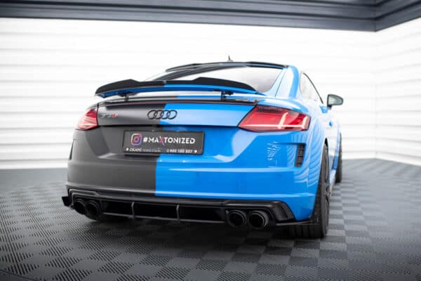 MAXTON DESIGN - Street Pro Difúzor zadného nárazníka, Audi TT S 8S Facelift, Čierna Matná – Obrázok 2