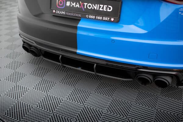 MAXTON DESIGN - Street Pro Difúzor zadného nárazníka, Audi TT S 8S Facelift, Čierna Matná