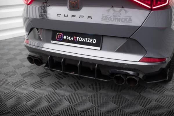 MAXTON DESIGN - Street Pro Difúzor zadného nárazníka, Cupra Formentor Mk1, Čierna Matná