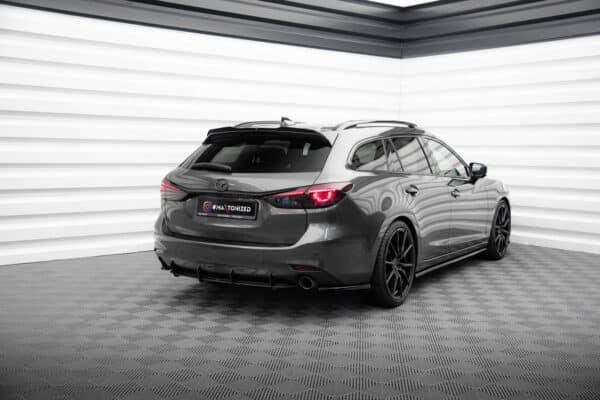 MAXTON DESIGN - Street Pro Difúzor zadného nárazníka, Mazda 6 Mk3 Facelift, Čierna Matná