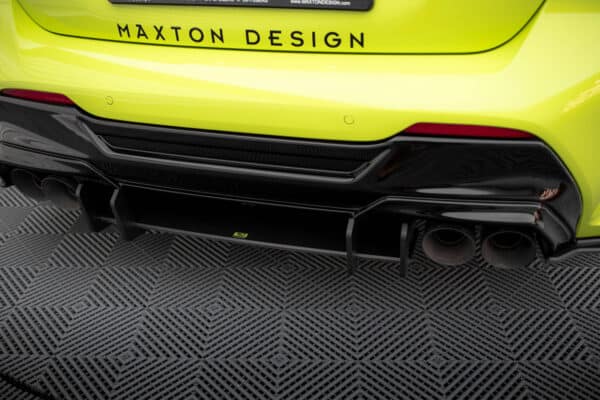 MAXTON DESIGN - Street Pro Difúzor zadného nárazníka V.3, vhodné pre BMW 1 M-Pack / M135i F40, Čierna Matná