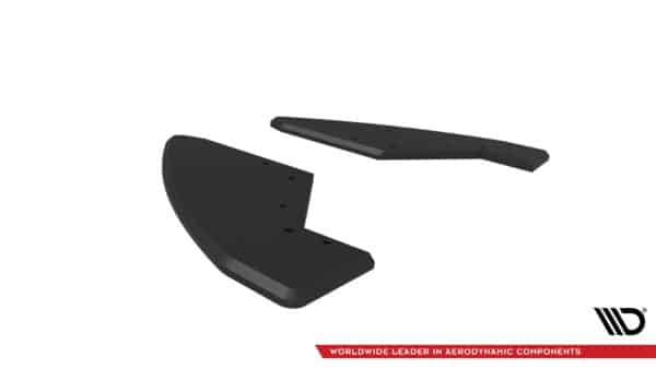 MAXTON DESIGN - Street Pro bočné spoilere zadného nárazníka, Audi TT S 8S Facelift, Čierna Matná – Obrázok 4