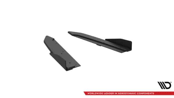 MAXTON DESIGN - Street Pro Bočné spoilere zadného nárazníka + Splitre, Audi A7 RS7 Look C7, Čierna Matná – Obrázok 4