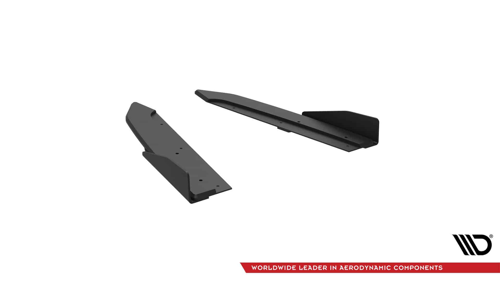 MAXTON DESIGN - Street Pro Bočné spoilere zadného nárazníka + Splitre, Audi A7 RS7 Look C7, Čierna Matná – Obrázok 4