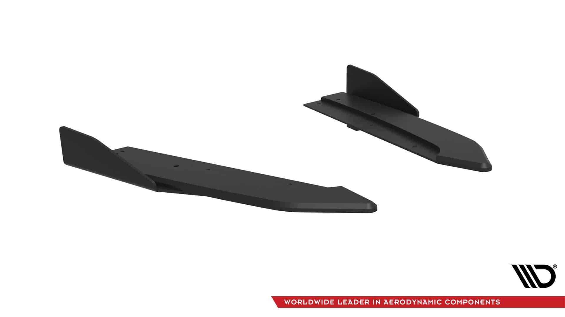 MAXTON DESIGN - Street Pro Bočné spoilere zadného nárazníka + Splitre, Audi A7 RS7 Look C7, Čierna Matná – Obrázok 3