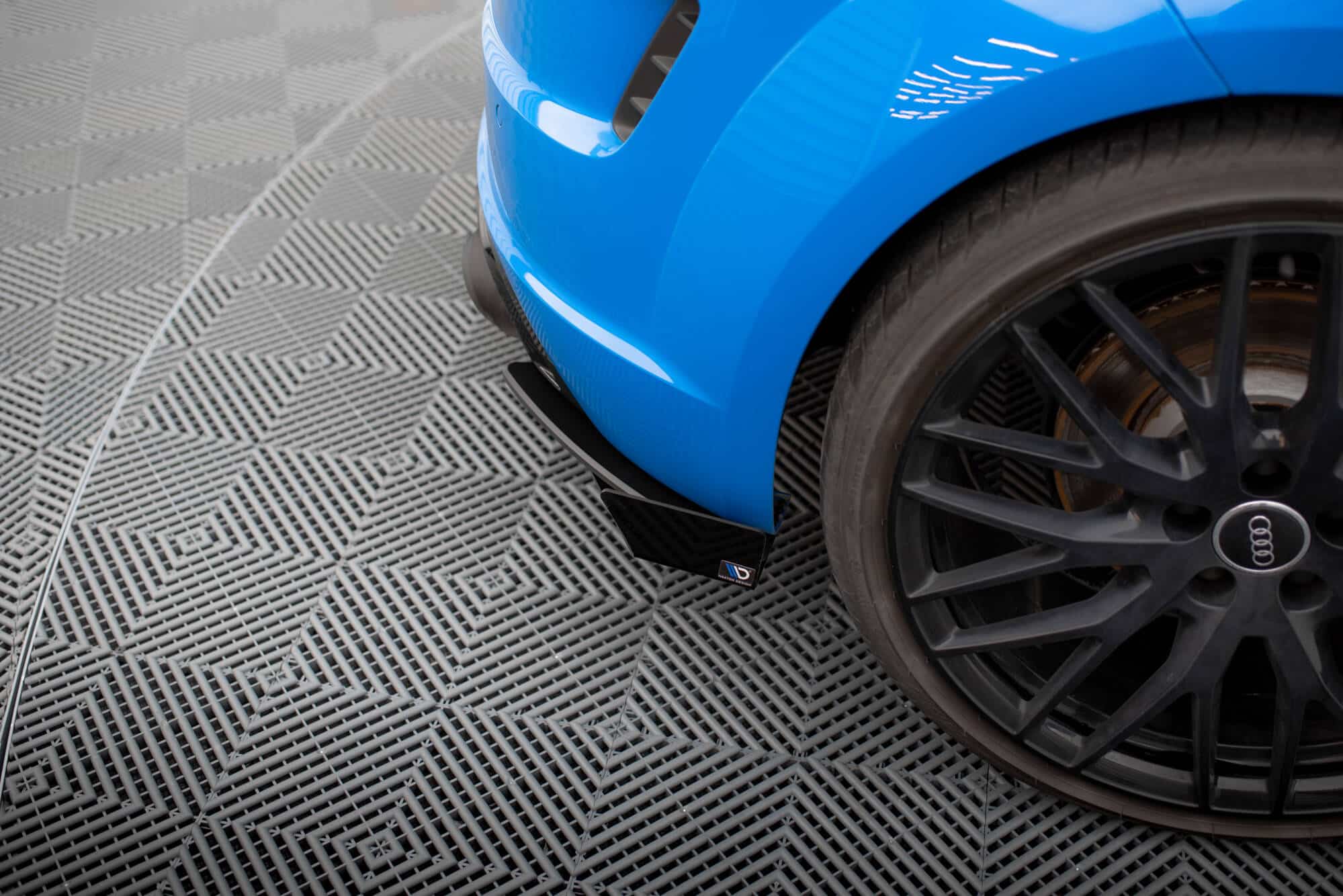 MAXTON DESIGN - Street Pro bočné spoilere zadného nárazníka + Splitre, Audi TT S 8S Facelift, Čierna Matná – Obrázok 6