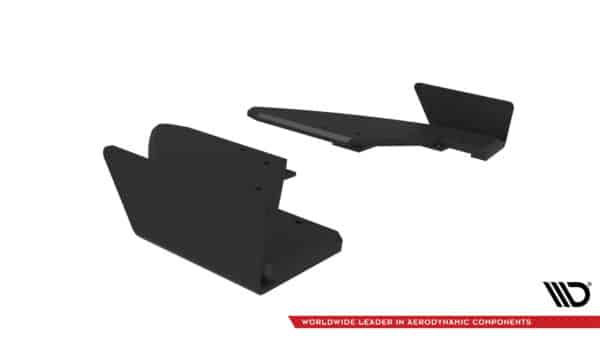 MAXTON DESIGN - Street Pro bočné spoilere zadného nárazníka + Splitre, Audi TT S 8S Facelift, Čierna Matná – Obrázok 3