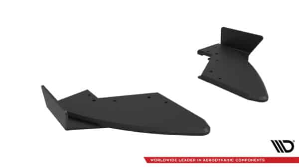MAXTON DESIGN - Street Pro bočné spoilere zadného nárazníka + Splitre, Audi TT S 8S Facelift, Čierna Matná – Obrázok 4