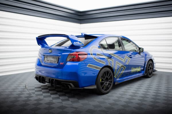 MAXTON DESIGN - Street Pro Bočné difúzory zadného nárazníka + Splitre, Subaru WRX STI Mk1, Čierna Matná – Obrázok 5