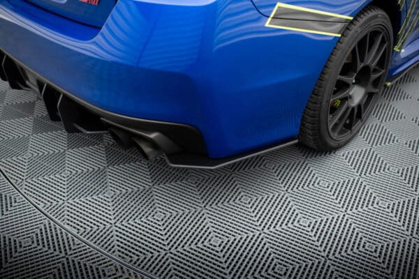 MAXTON DESIGN - Street Pro Bočné difúzory zadného nárazníka, Subaru WRX STI Mk1, Čierna Matná