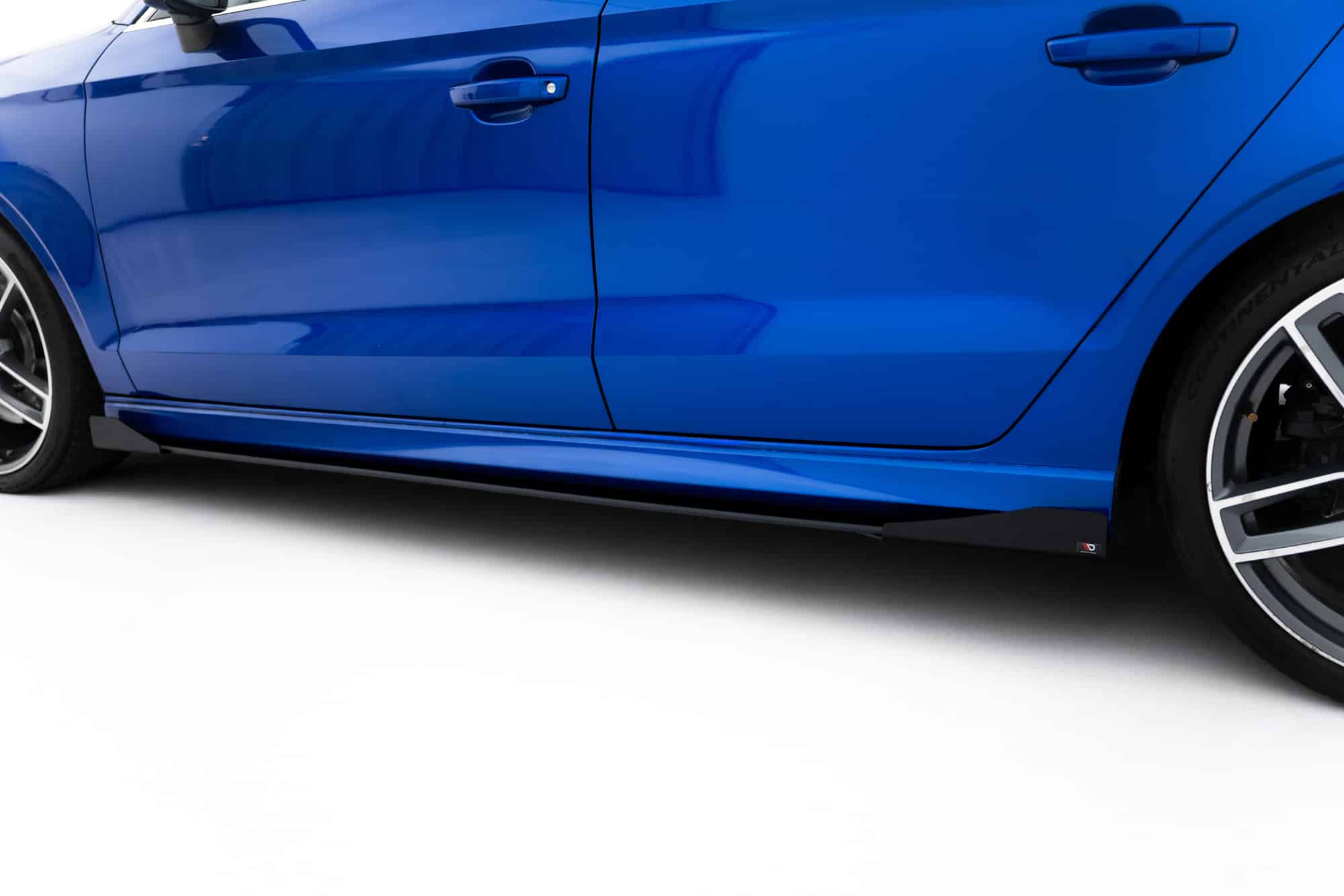 MAXTON DESIGN - Street Pro Lišty pod bočné prahy + Splitre, Audi S3 / A3 S-Line Sedan 8V, Čierna Matná – Obrázok 5
