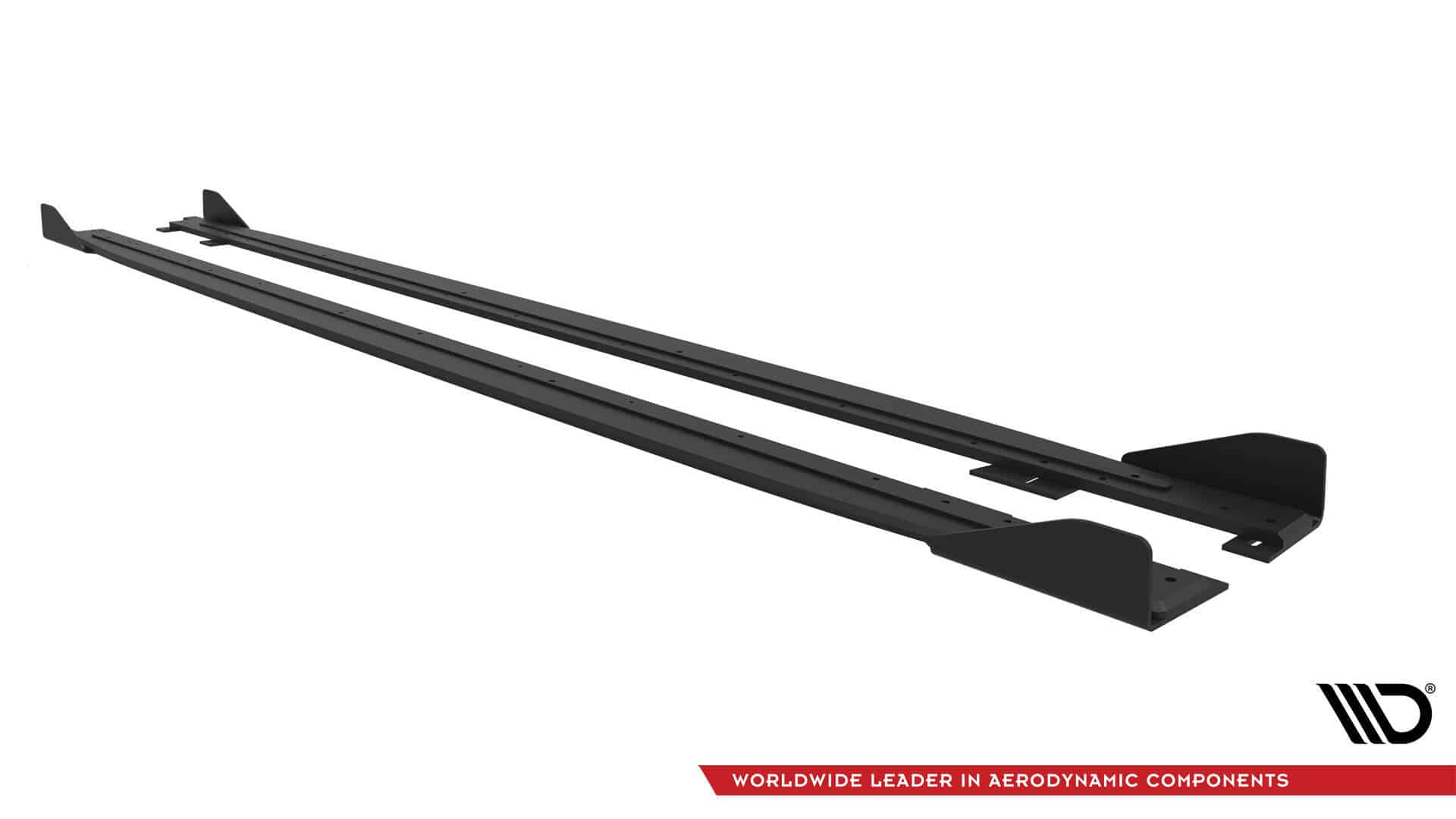 MAXTON DESIGN - Street Pro Lišty pod bočné prahy + Splitre, Kia Proceed GT / GT-Line Mk1 Facelift / Ceed GT Mk3 Facelift, Čierna Matná – Obrázok 4