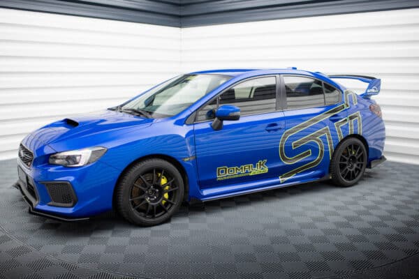 MAXTON DESIGN - Street Pro Lišty pod bočné prahy + Splitre, Subaru WRX STI Mk1, Čierna Matná – Obrázok 2
