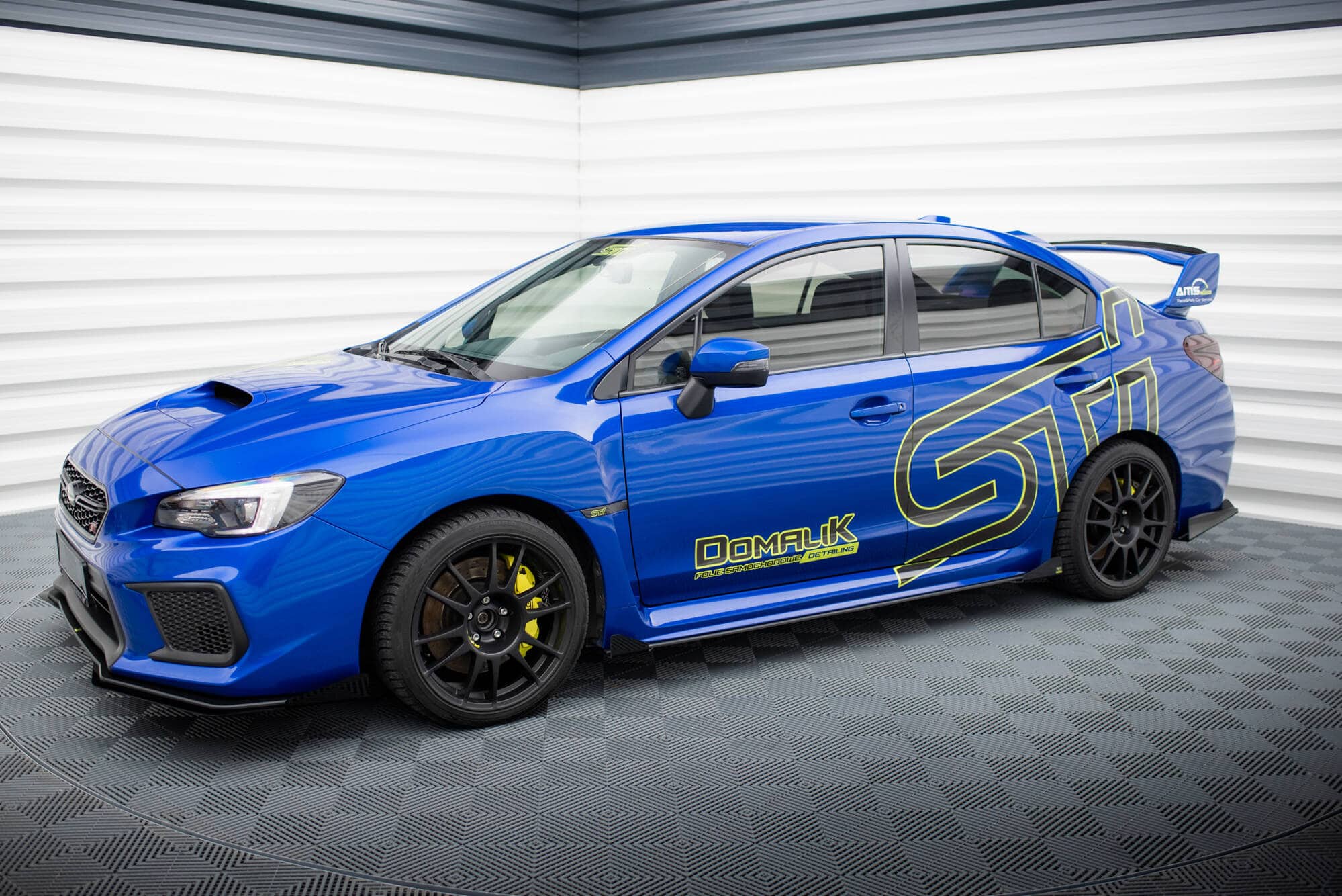 MAXTON DESIGN - Street Pro Lišty pod bočné prahy + Splitre, Subaru WRX STI Mk1, Čierna Matná – Obrázok 2