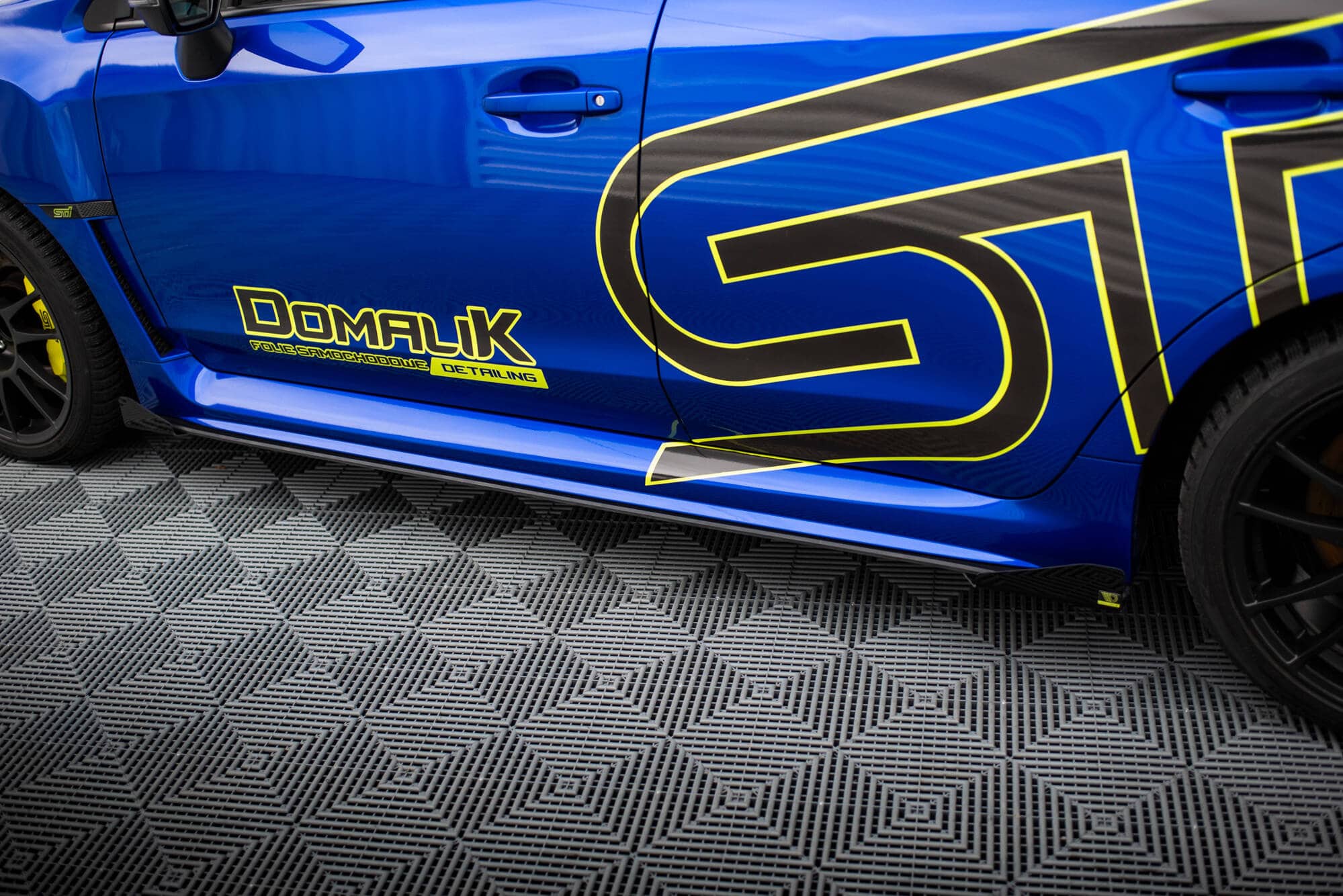 MAXTON DESIGN - Street Pro Lišty pod bočné prahy + Splitre, Subaru WRX STI Mk1, Čierna Matná – Obrázok 5