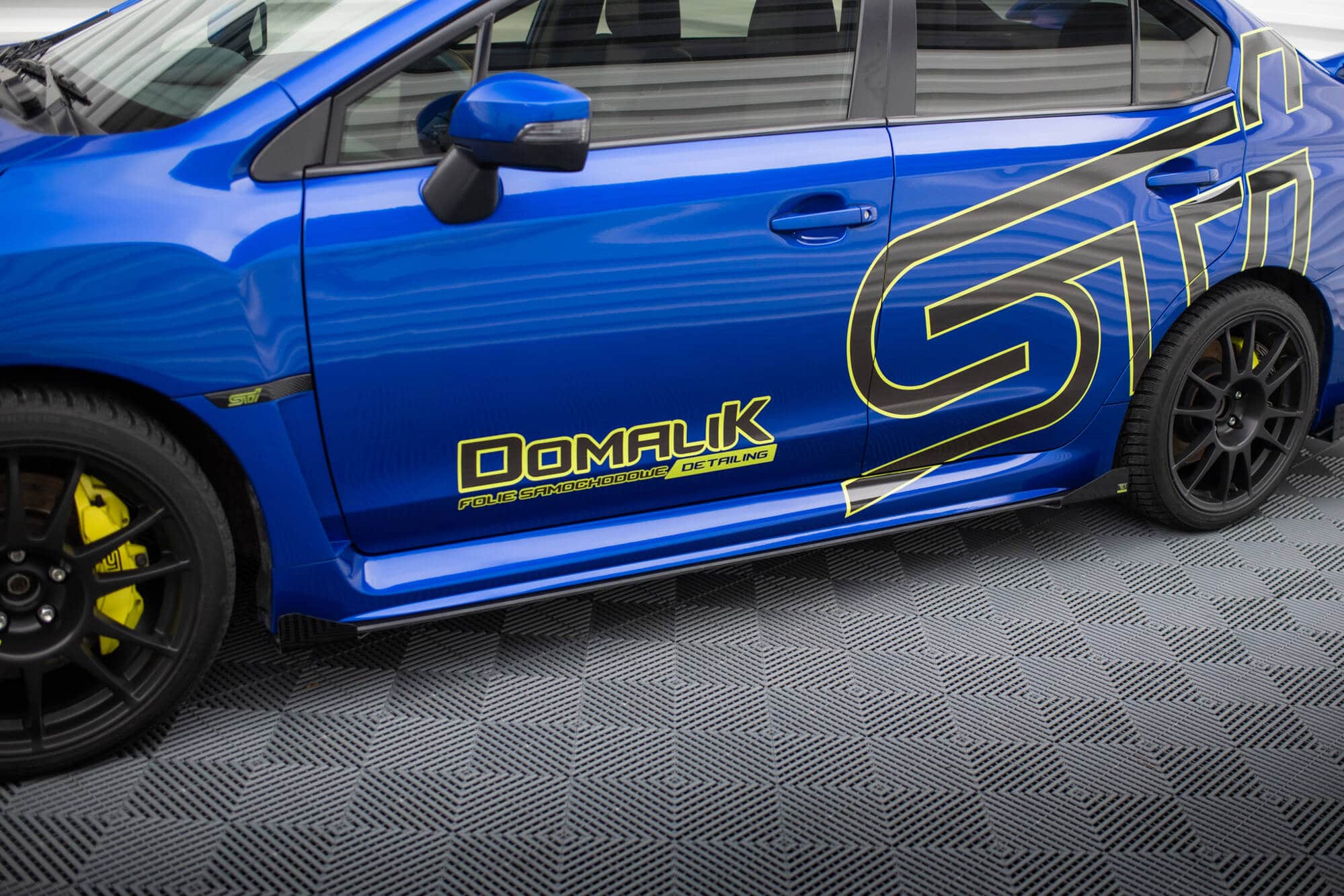 MAXTON DESIGN - Street Pro Lišty pod bočné prahy + Splitre, Subaru WRX STI Mk1, Čierna Matná