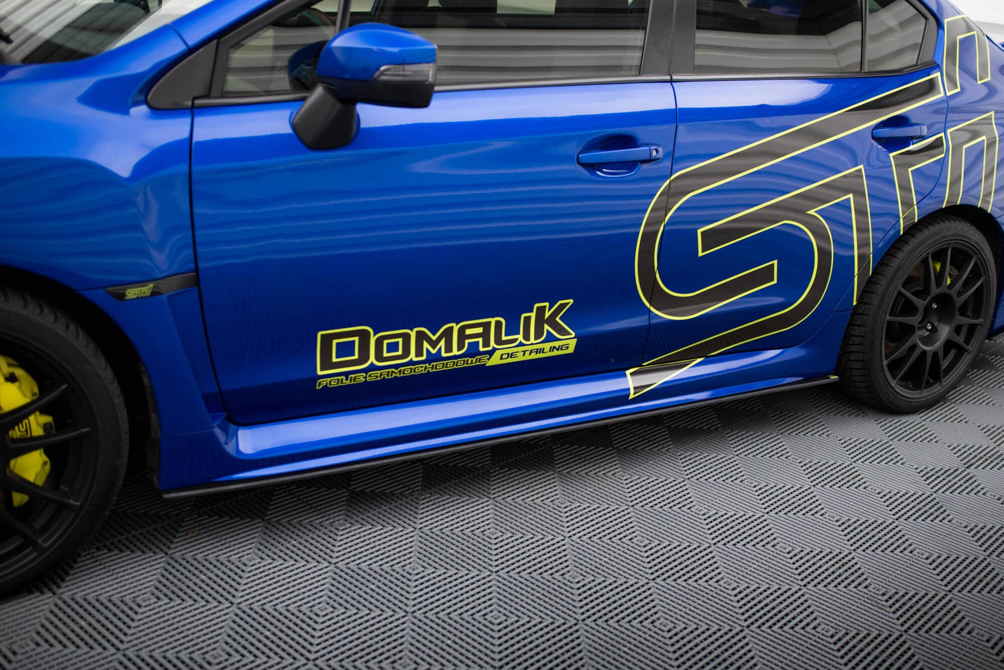 MAXTON DESIGN - Street Pro Lišty pod bočné prahy, Subaru WRX STI Mk1, Čierna Matná