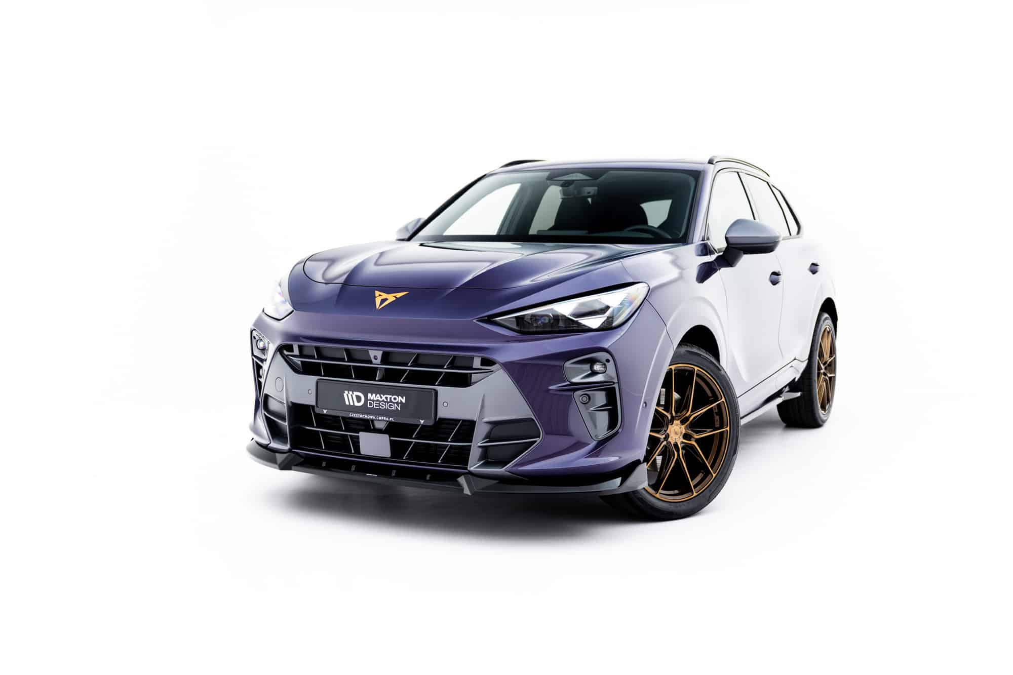 MAXTON DESIGN - Spoiler pod predný nárazník, Cupra Terramar Mk1, čierny lesk – Obrázok 4