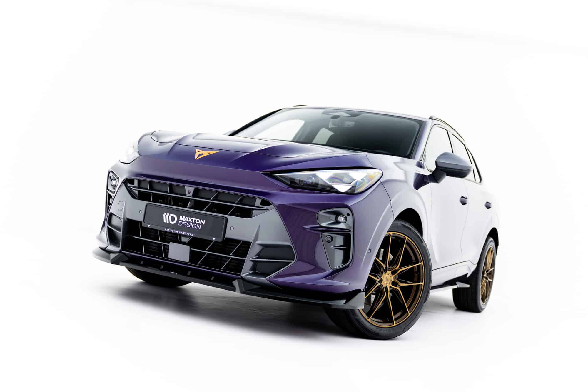 MAXTON DESIGN - Spoiler pod predný nárazník, Cupra Terramar Mk1, čierny lesk – Obrázok 3