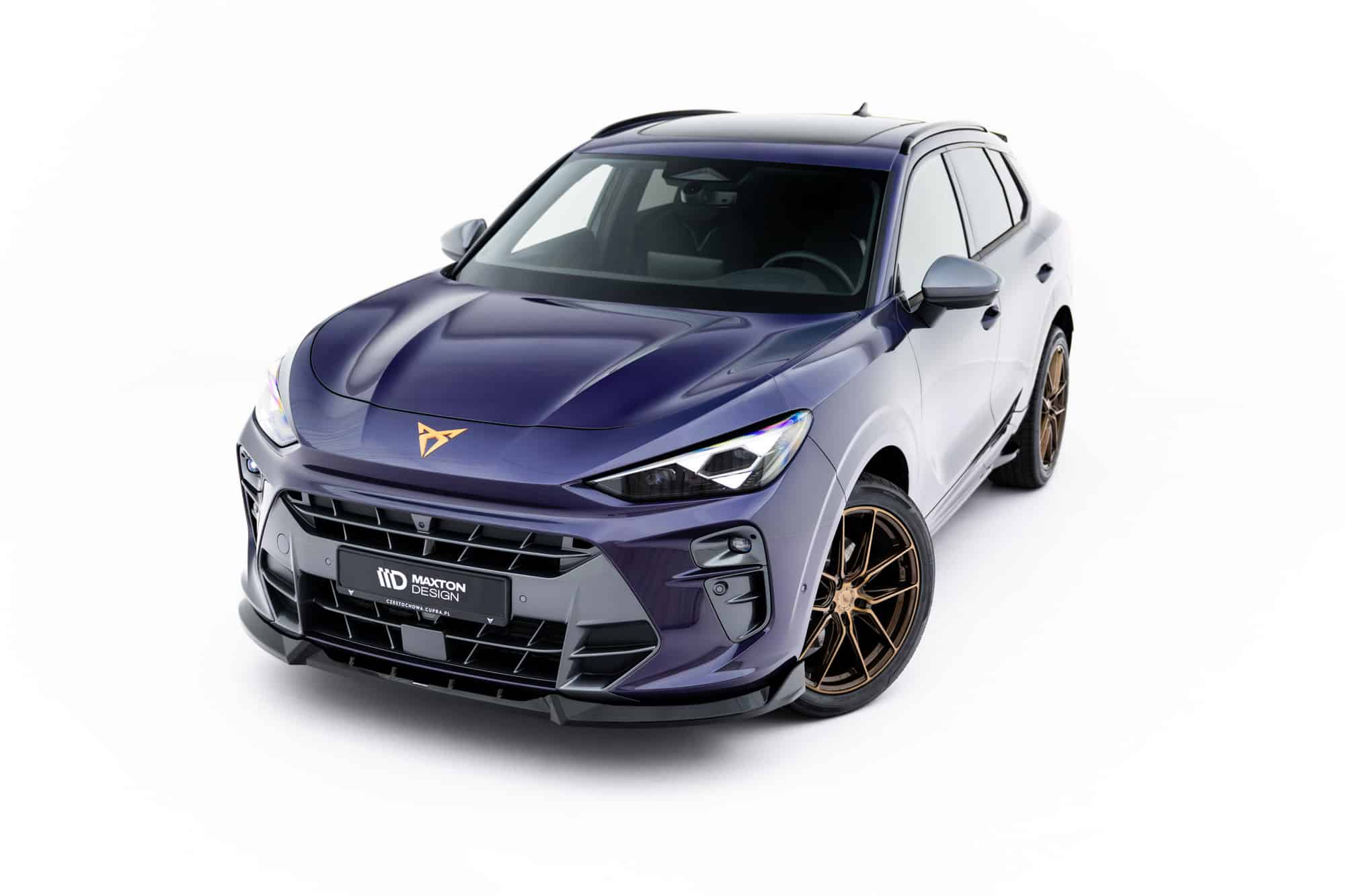 MAXTON DESIGN - Spoiler pod predný nárazník, Cupra Terramar Mk1, čierny lesk – Obrázok 2