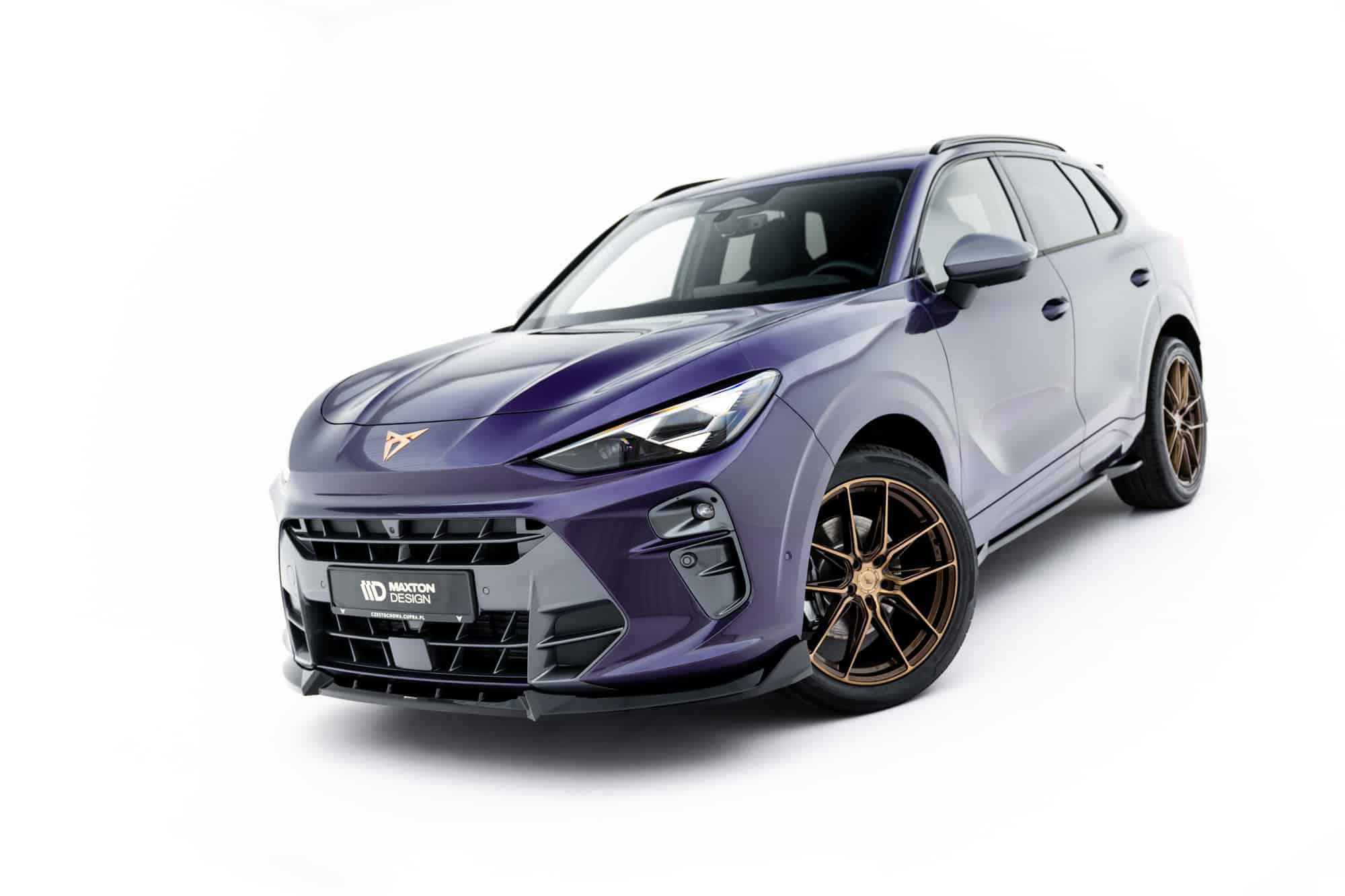 MAXTON DESIGN - Spoiler pod predný nárazník, Cupra Terramar Mk1, čierny lesk