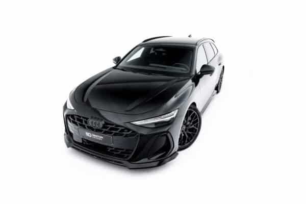 MAXTON DESIGN - Spoiler pod predný nárazník V.1, Audi A6 S-Line Sedan/Avant C9, čierny lesk – Obrázok 2