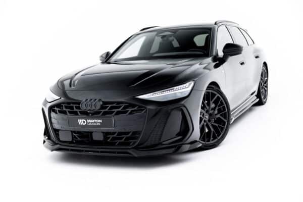MAXTON DESIGN - Spoiler pod predný nárazník V.1, Audi A6 S-Line Sedan/Avant C9, čierny lesk – Obrázok 6