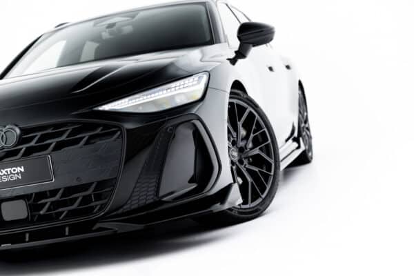 MAXTON DESIGN - Spoiler pod predný nárazník V.2, Audi A6 S-Line Sedan/Avant C9, čierny lesk – Obrázok 3