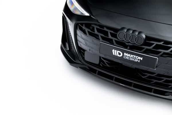 MAXTON DESIGN - Spoiler pod predný nárazník V.2, Audi A6 S-Line Sedan/Avant C9, čierny lesk – Obrázok 8