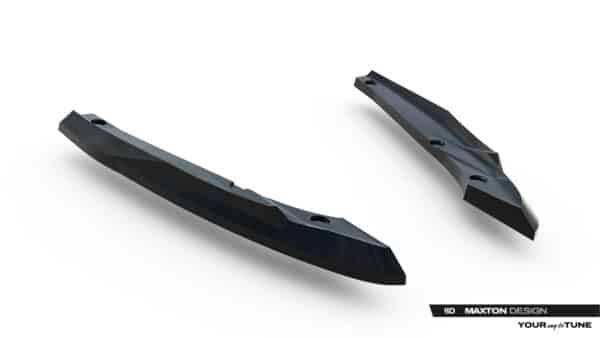 MAXTON DESIGN - Bočné spoilere pod zadný nárazník V.4, Cupra Leon ST Mk1 Facelift, čierny lesk – Obrázok 4