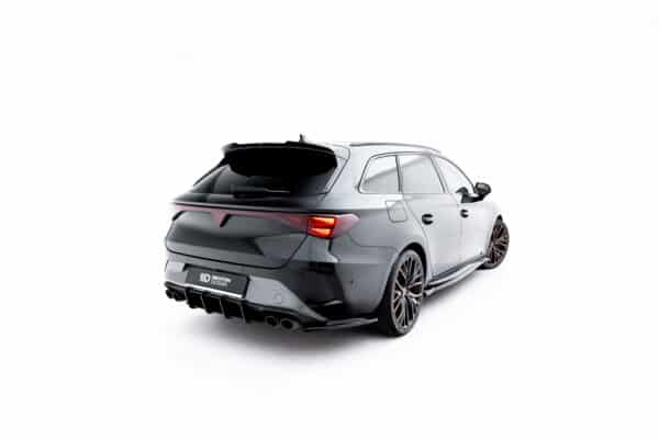 MAXTON DESIGN - Bočné spoilere pod zadný nárazník V.4, Cupra Leon ST Mk1 Facelift, čierny lesk – Obrázok 7