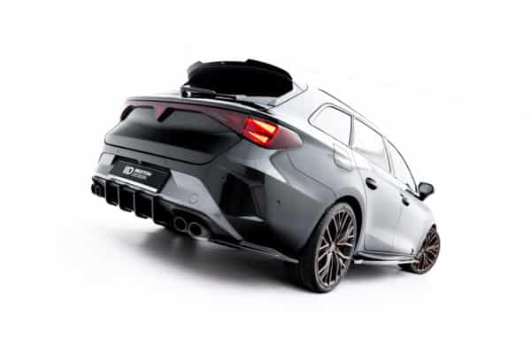 MAXTON DESIGN - Bočné spoilere pod zadný nárazník V.4, Cupra Leon ST Mk1 Facelift, čierny lesk – Obrázok 6