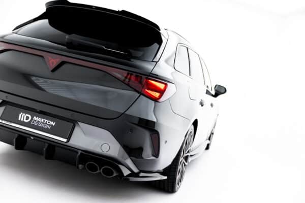 MAXTON DESIGN - Bočné spoilere pod zadný nárazník V.5, Cupra Leon ST Mk1 Facelift, čierny lesk – Obrázok 6