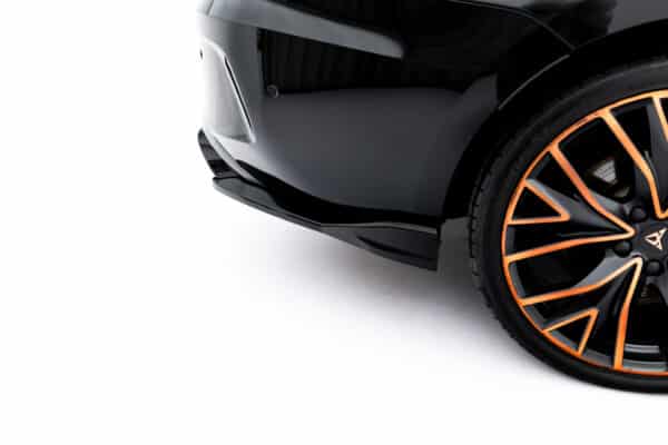 MAXTON DESIGN - Bočné spoilere pod zadný nárazník V.6, Cupra Leon ST Mk1 Facelift, čierny lesk – Obrázok 2