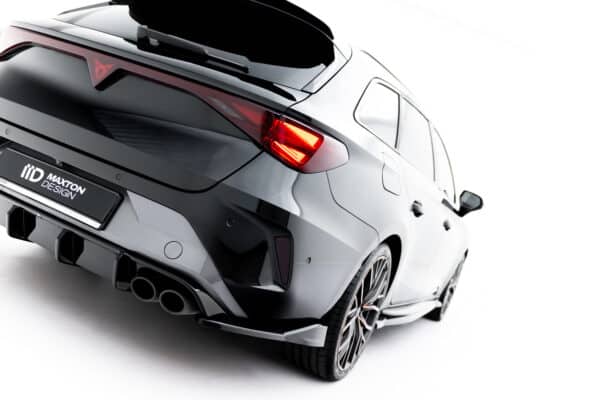MAXTON DESIGN - Bočné spoilere pod zadný nárazník V.6, Cupra Leon ST Mk1 Facelift, čierny lesk – Obrázok 6